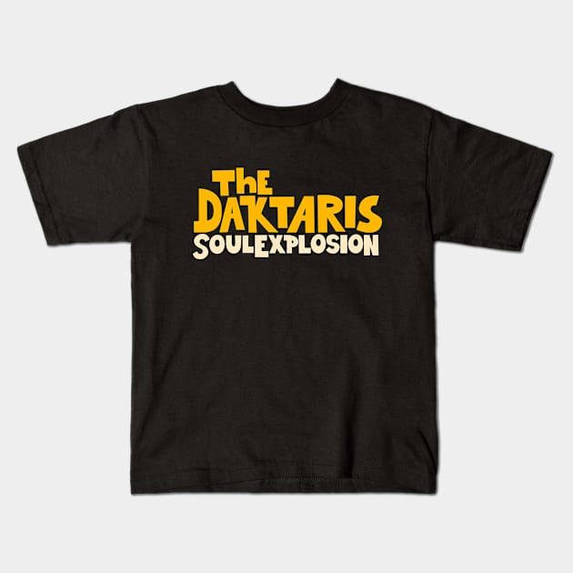 Soul Explosion Tribute: The Daktaris Funk and Afrobeat Band Design Kids T-Shirt by Boogosh